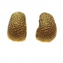  GOOSSENS Vintage clip-on earrings in gilded metal