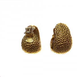  GOOSSENS Vintage clip-on earrings in gilded metal