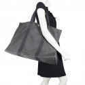 Sac weekender HERMES toile grise