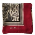 "Paris" CÉLINE Vintage silk square