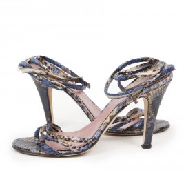 Sandales hautes DEREK LAM T38 python