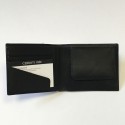 CERRUTI 1881 black leather wallet smooth