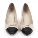 CHANEL T39, 5 two-tone pumps