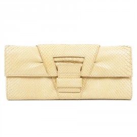 Pouch yellow python ELIE SAAB