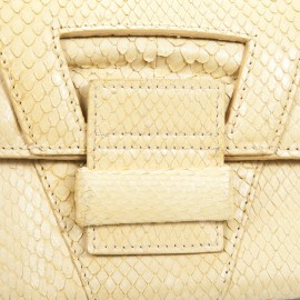 Pouch yellow python ELIE SAAB