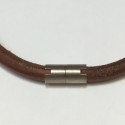 Choker HERMES brown leather