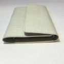 CASSEGRAIN ivory leather wallet