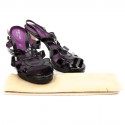 SERGIO ROSSI T38.5 shoes Black patent leather