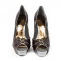 BARBARA BUI T38 shoes chocolate smooth leather