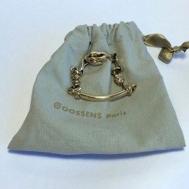 GOOSSENS Paris metal Golden bracelet size M