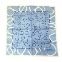 XXX Foulard COURREGES en polyester bleu clair