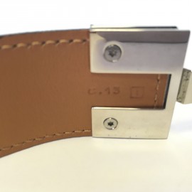 T36 brown leather HERMES belt