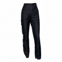 Pantalon CHANEL T 42 noir voile de soie