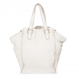 Sac 'Downtown' SAINT LAURENT cuir grainé beige