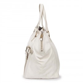 Sac 'Downtown' SAINT LAURENT cuir grainé beige