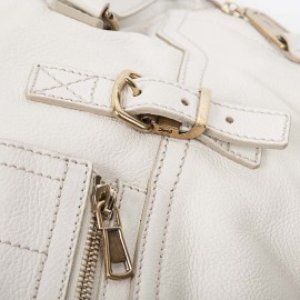 Sac 'Downtown' SAINT LAURENT cuir grainé beige