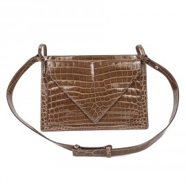 Sac BOTTEGA VENETA crocodile miel