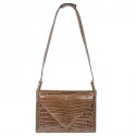 Bag BOTTEGA VENETA crocodile honey