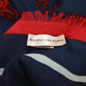 Shawl BALENCIAGA Navy Blue and Red