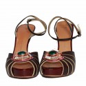 High Sandals GIUSEPPE ZANOTTI T36 brown leather