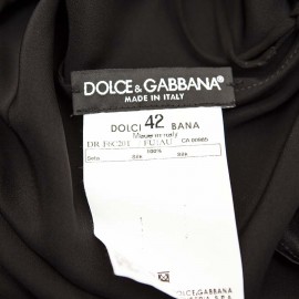 Robe DOLCE & GABBANA t42 iT en soie noire