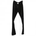 CHANEL T 36 pants in black silk velvet