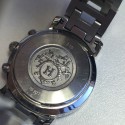 HERMES Clipper chrono steel watch