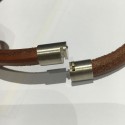 Choker HERMES brown leather