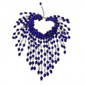 Collier MARGUERITE de VALOIS  perles saphir