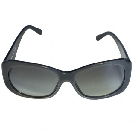 xxx Lunettes de soleil CHANEL en plastique gris et noir