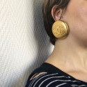 Earrings Clips CHANEL Golden