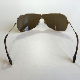 Lunettes de soleil RAY-BAN marron en métal