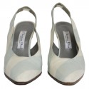 CHRISTIAN DIOR T 37 shoes in two-tone canvas