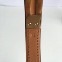 Montre Kelly HERMES bracelet en alligator marron et bijouterie plaqué or