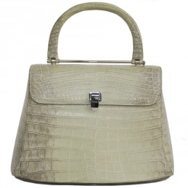 Sac ASPREY en croco vert