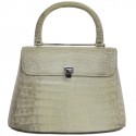 Sac ASPREY en crocodile porosus vert d'eau