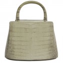 ASPREY bag in water green crocodile