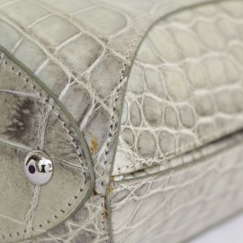 Sac ASPREY en croco vert