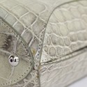 ASPREY bag in water green crocodile