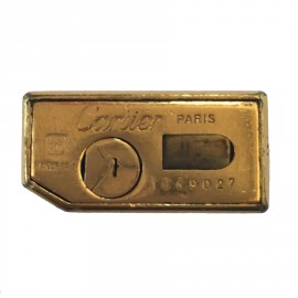 Briquet CARTIER plaqué or