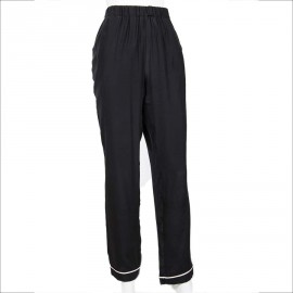 Pantalon CHANEL t40fr en soie noir