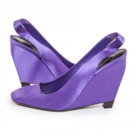 Escarpins LOUIS VUITTON T 40 satin duchesse violet