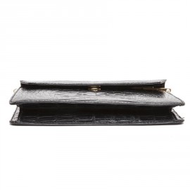 Pochette Pascal MORABITO en crocodile noir