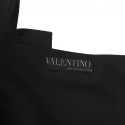 Black VALENTINO T40 IT/36 FRorganza cocktail dress with Ruffles