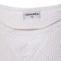 CHANEL White T 38 EN mesh dress