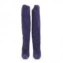 Bottes MARC JACOBS T 36.5 veau velours violet