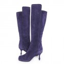 MARC JACOBS T 36.5 EN suede purple boots