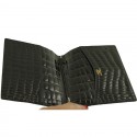 porte-agenda HERMES crocodile noir