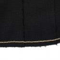 CHANEL T 42 black silk jacket