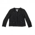 Veste CHANEL T 42 soie noire